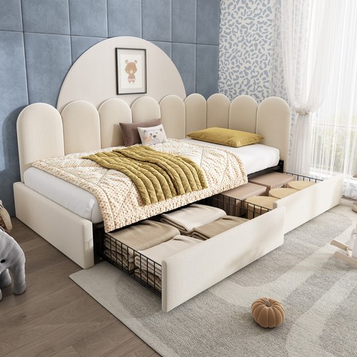 3ft single upholstered - single, bed