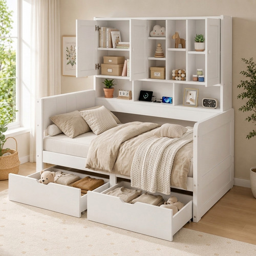 3ft single storage - 3ft, bed