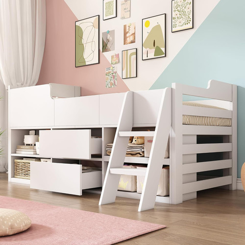 Wooden cabin bed - bed, !sale