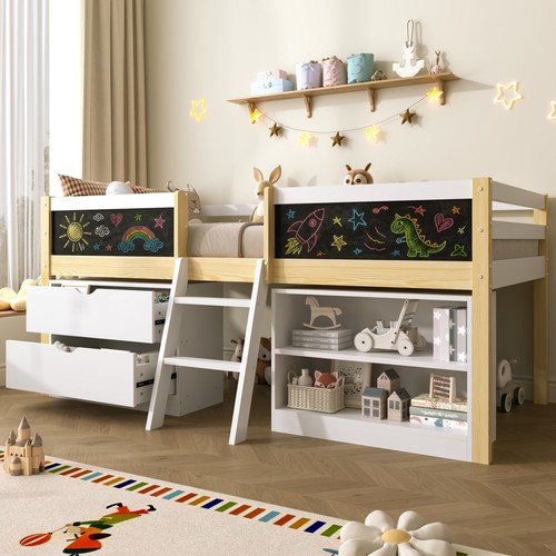 Merax kids mid sleeper bed - kids,