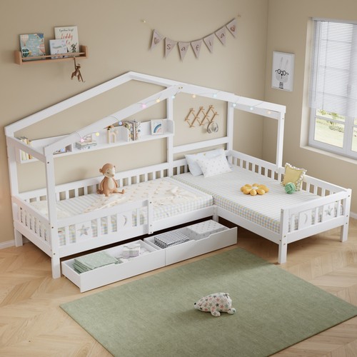 Single house bed - single, frame