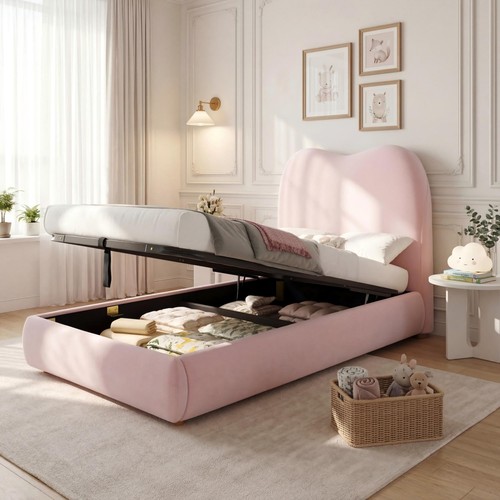 Upholstered bed 3ft single - bed,