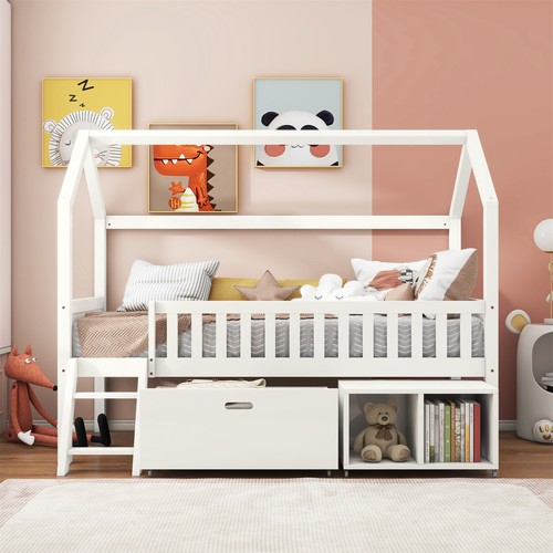 Kids single bed with storage - single,