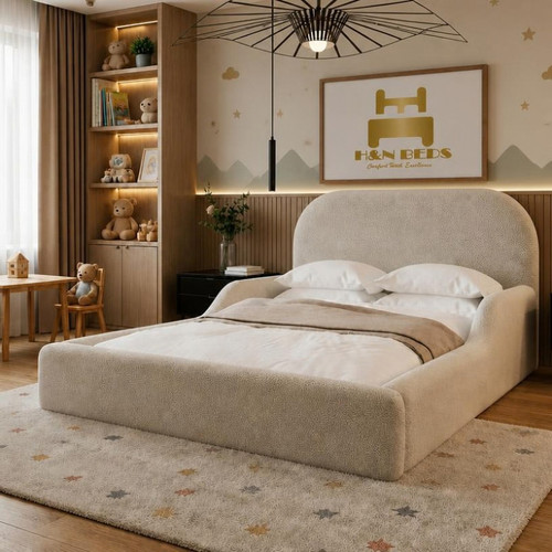 Luxury kids bed frame boucle - luxury,