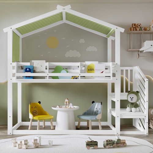 Bunk bed with - with, storage