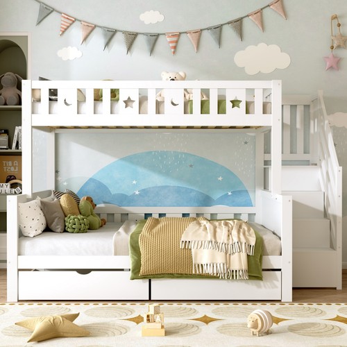 Triple bunk bed single - bunk,