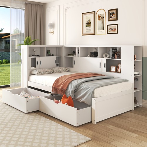 3ft single wooden - wooden, storage