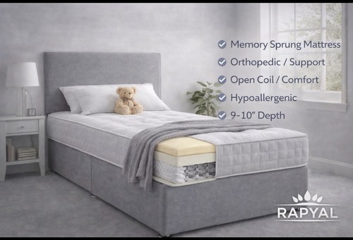 Single divan bed set 3ft - single,