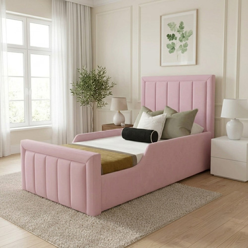 Single kids panel bed - kids, frame