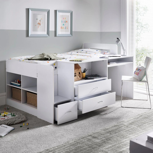 Millie white storage - millie, mid